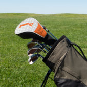 Sportaktivitäten Golfer Männliche Orange Silhouett Golf Headcover (In SItu)