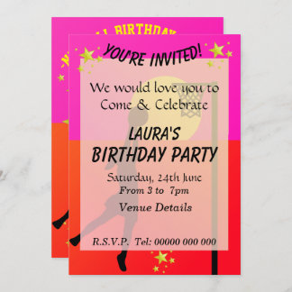 Sportaktivitäts-Netball-Themenhotel Einladung