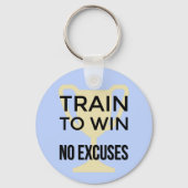 Sportangebot Foto motivierend blau Schlüsselanhänger (Vorderseite)