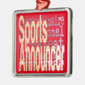 Sportansager Extraordinaire Ornament Aus Metall (Links)