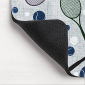Sportart für Tennisfans. Mousepad (Ecke)