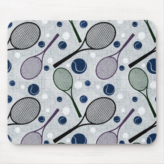 Sportart für Tennisfans. Mousepad (Vorne)