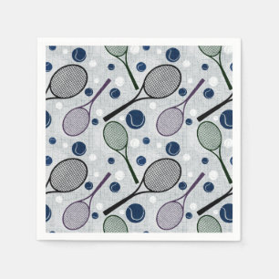Sportart für Tennisfans. Serviette