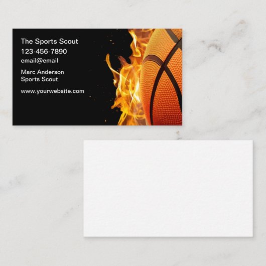 Sportathletic Scout Business Cards Visitenkarte (Vorne/Hinten)