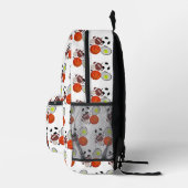 Sportathletische Balls Personalisiert Name School Bedruckter Rucksack (Rechts)