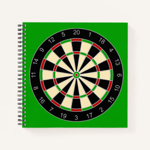 Sportausrüstung - Dartboard 1 Notizblock
