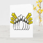 Sportball Bowling Trainerteam Spielstreik Karte (Gelbe Blume)