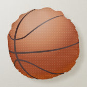 Sportball Rundes Kissen (Rückseite)
