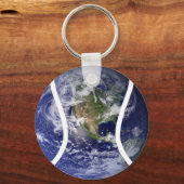 Sportball Tennis Earth Schlüsselanhänger (Vorderseite)