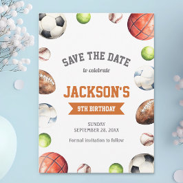 Sportbälle Alle Sport Lasst uns einen Ball haben Save The Date