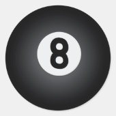 Sportballkleber Runder Aufkleber (Vorderseite)