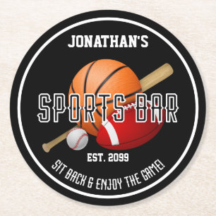 Sportbar Fußball Baseball Basketball Untersetzer
