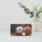 SportBar Visitenkarte (Stehend Vorderseite)