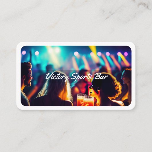 SportBar Visitenkarte (Vorderseite)