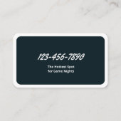 SportBar Visitenkarte (Rückseite)