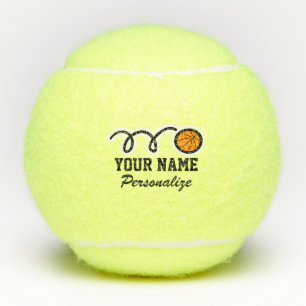 Sportbasketball-Cartoon-individuelle Name gedruckt Tennisbälle