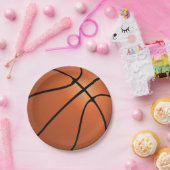 Sportbasketball Geburtstagsparty Pappteller (Party)