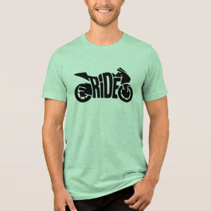 Sportbike Fahren Tri-Blend Shirt