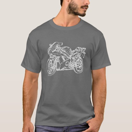 Sportbike Kunst-T - Shirt (Vorderseite)