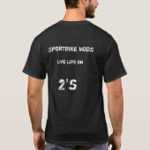 Sportbike Mod 2>4 T-Shirt (Rückseite)
