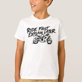 Sportbike Rider Action Mentality T-Shirt