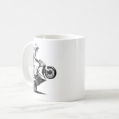 Sportbike-Stunt Kaffeetasse (Vorderseite Links)