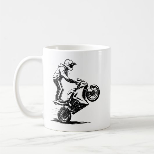 Sportbike-Stunt Kaffeetasse (Links)
