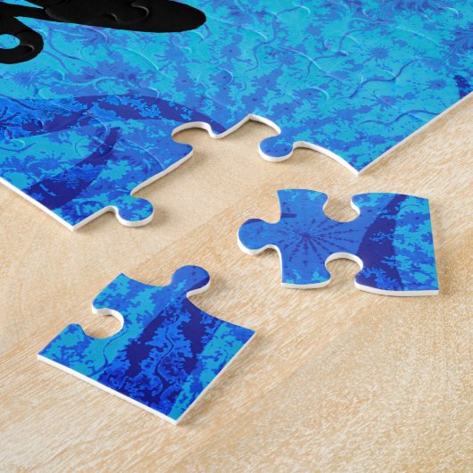 Sportboarder Blue Flames Just Chillin' Puzzle (Seite)