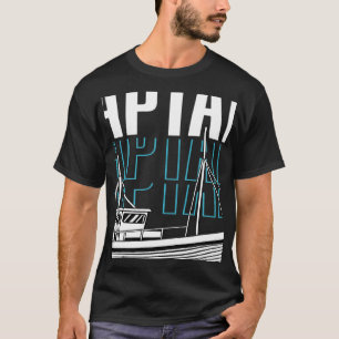 Sportboot Racing Boat Eigentümer Kapitän Motorboot T-Shirt