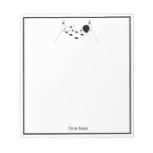 Sportbowling und Buttone Notizblock (Vorderseite)