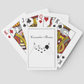 Sportbowling und Buttone Spielkarten (Rückseite)