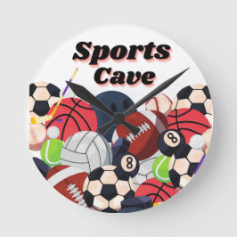 SPORTCAVE WALL CLOCK RUNDE WANDUHR