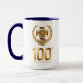 Sportclub Portugiesisch Tasse zum 100. Jubiläum (Links)