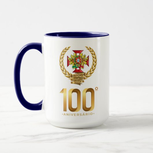 Sportclub Portugiesisch Tasse zum 100. Jubiläum (Links)