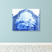 Sportclub Portugiesisch Tile Leinwand (Insitu (Holzboden))