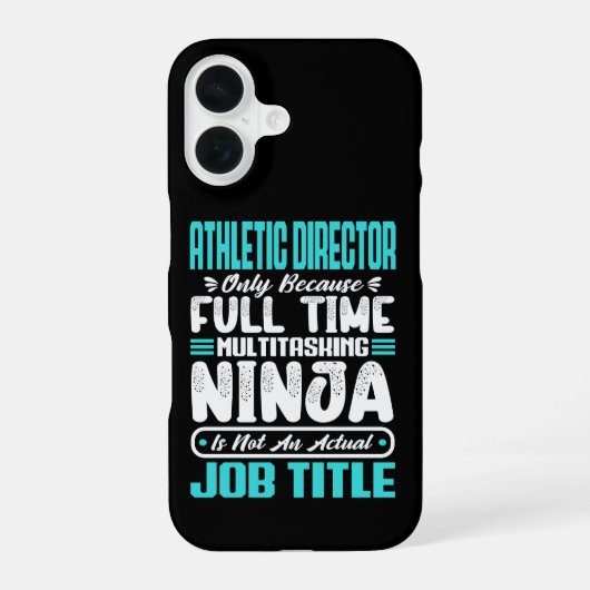 Sportdirektor Multitasking-Lehrer Trainer Fähigkei iPhone 16 Hülle (Rückseite)