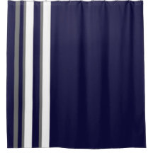 Sportdusche - Blau, grau und weiß