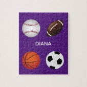 " SPORTE" PUZZLE MIT KINDERN NAME. (Vertikal)