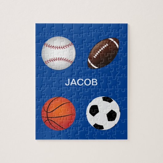 " SPORTE" PUZZLE MIT KINDERN NAME. (Vertikal)