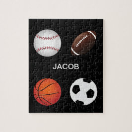 " SPORTE" PUZZLE MIT KINDERN NAME.