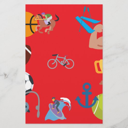 Sportemji Briefpapier (Vorderseite)