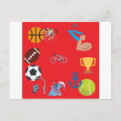 Sportemji Postkarte (Vorderseite)