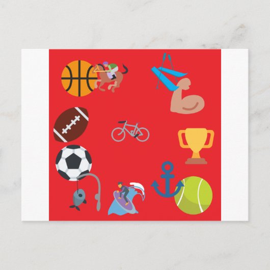 Sportemji Postkarte (Vorderseite)