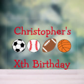 Sportereignis Acrylschild (Neutral)