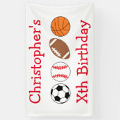 Sportereignis Banner (Vertikal)