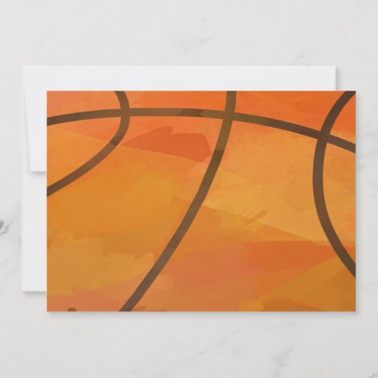 Sportereignis Einladung (Rückseite)