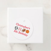 Sportereignis Geschenkanhänger (Beispiel)