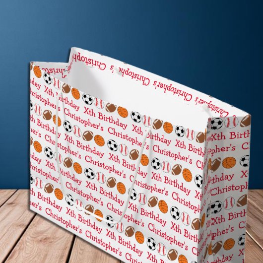 Sportereignis Große Geschenktüte