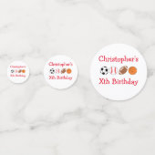 Sportereignis Konfetti (Vorderseiten)