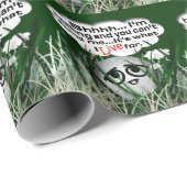 Sportfächergolfball im rauen geschenkpapier (Rolleneckpunkt)